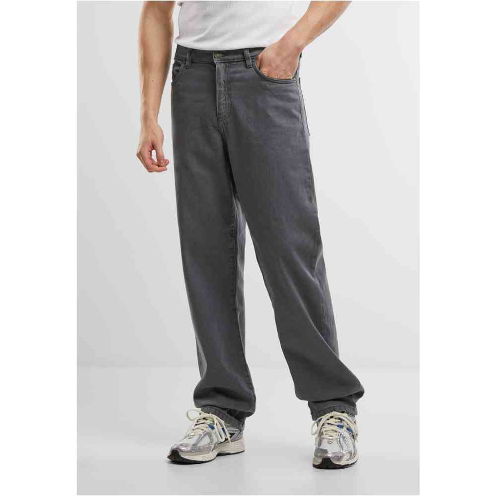 Urban Classics - Straight Fit Denim Hose gerades bein - Grau